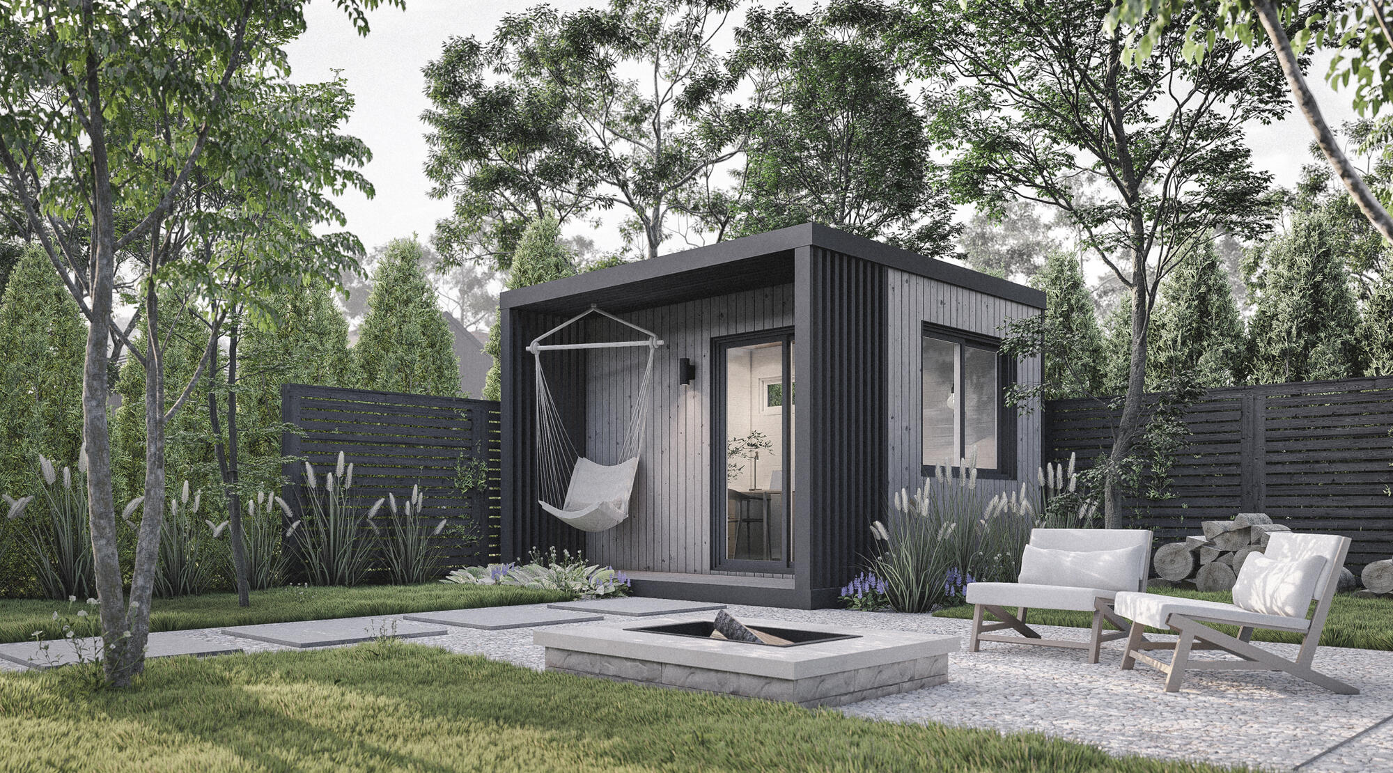 UHA - Cabine - 8' x 12' & 10' x 16' - 4 saisons - Extérieur