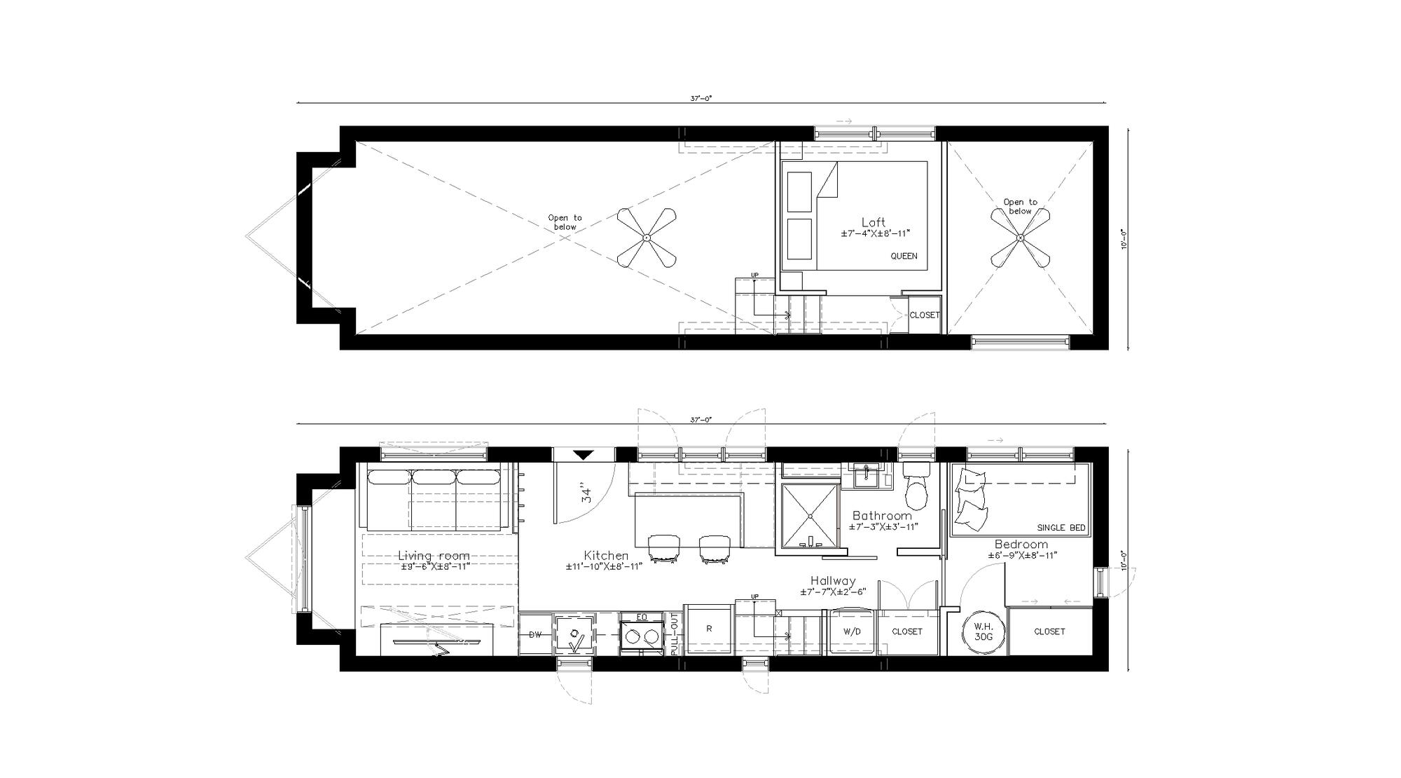 Floor plan - with options