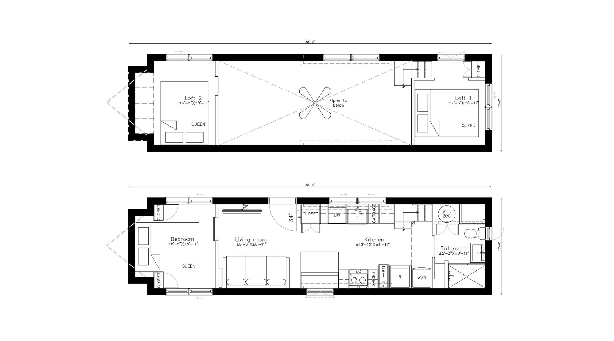 Floor plan - with options