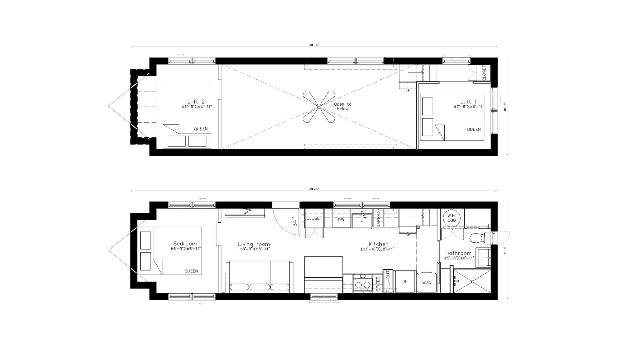 Floor plan - with options