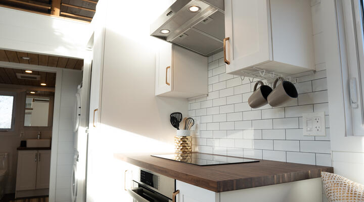 tiny house on wheels kitchen