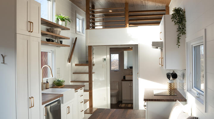 tiny house on wheels bedroom