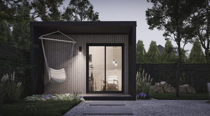 UHA - Cabine - 8' x 12' & 10' x 16' - 4 saisons - Extérieur