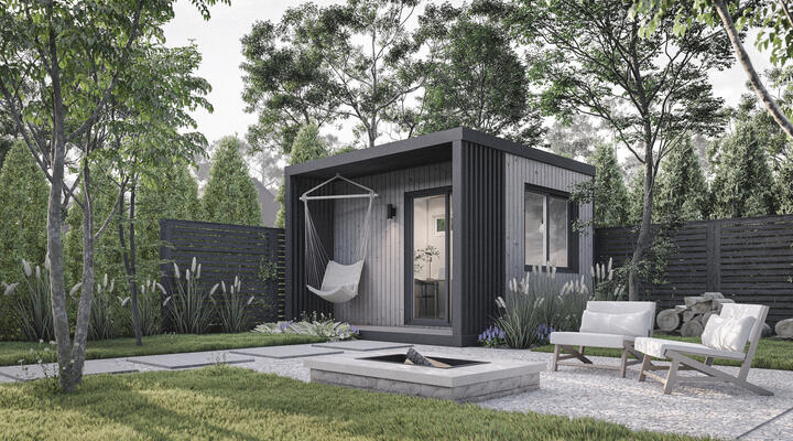 UHA - Cabine - 8' x 12' & 10' x 16' - 4 saisons - Extérieur
