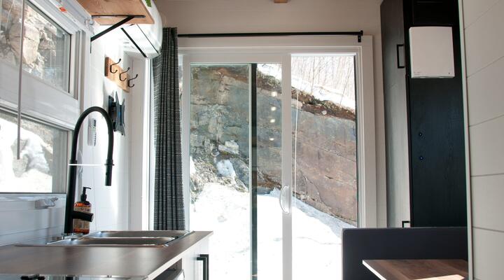 tiny house on wheels living room