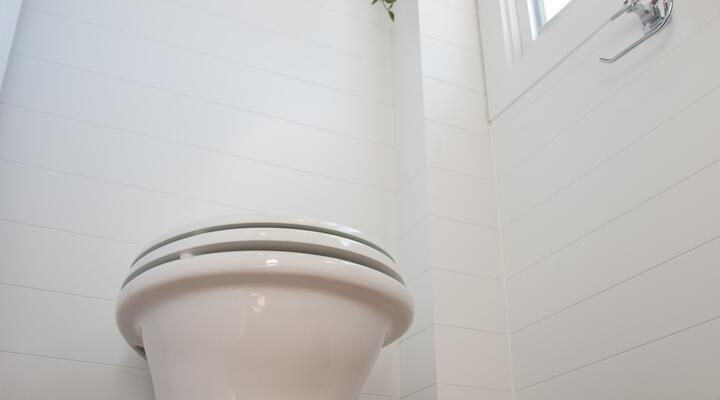 tiny house on wheels toilet