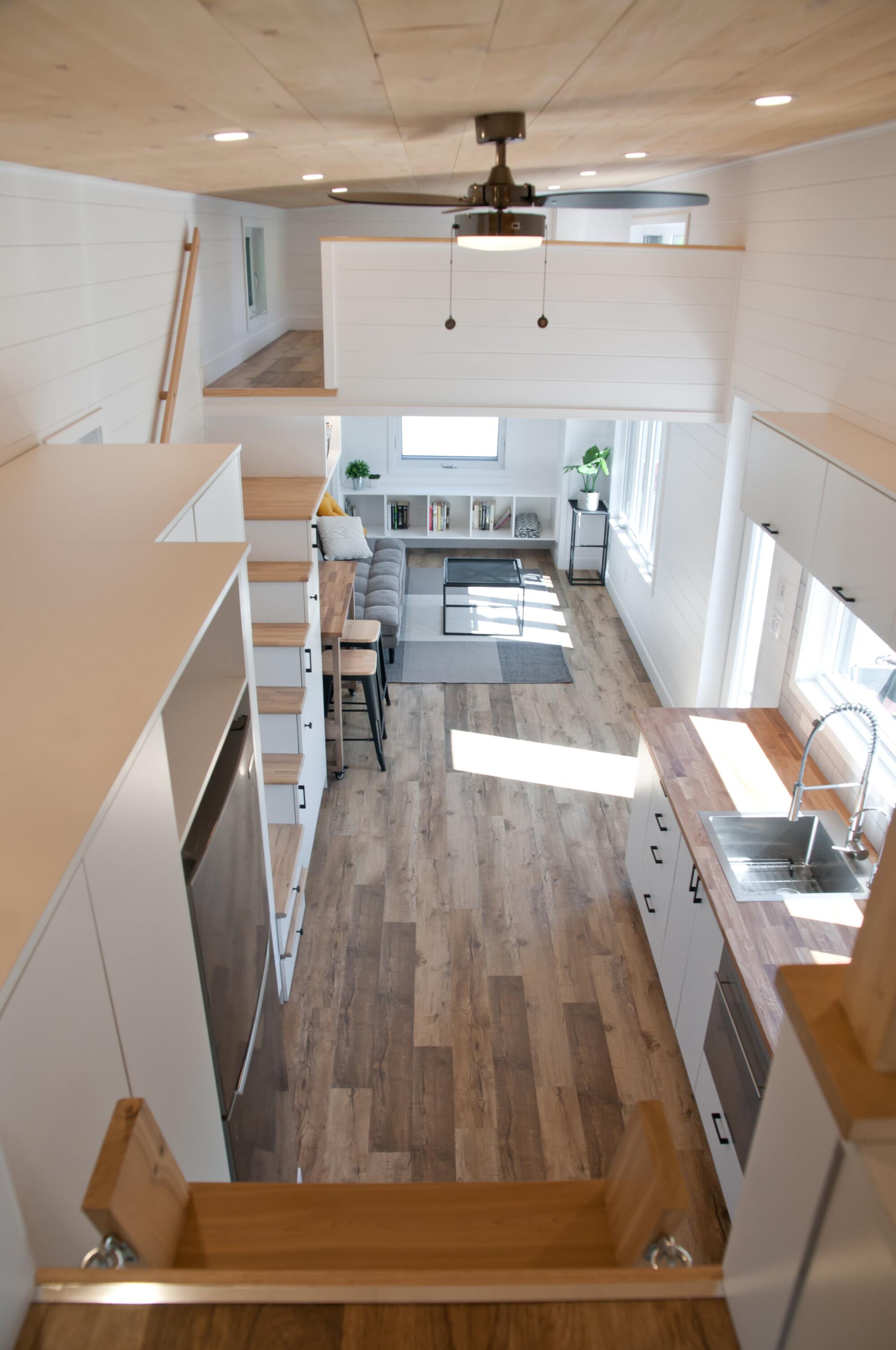 View of inside of a tiny home