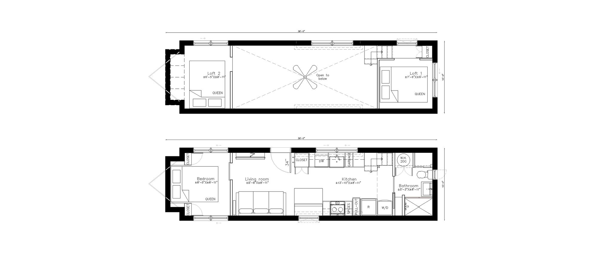 Charme - 3 Bedrooms Tiny House on Wheels | Minimaliste